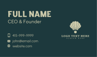 Clam Shell Pearl Business Card Image Preview
