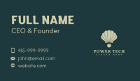 Clam Shell Pearl Business Card Image Preview