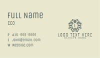 Snowflake Tribal Letter Business Card Image Preview