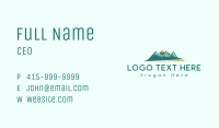 Green Mountain Scenery Business Card Image Preview