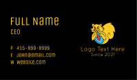 Wild Coyote Shield Business Card Image Preview