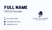 Gentlemen Hat Pipe Business Card Design