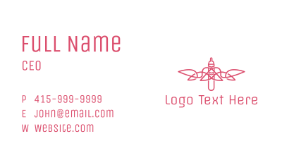 Vaping Wings Business Card Image Preview