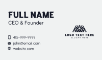 Roofing Construction Builder Business Card Design