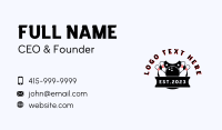 Bowling League Competition Business Card Image Preview