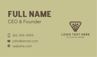 Mallet Saw Blade Logger Business Card Image Preview