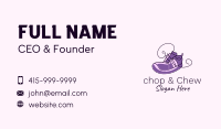 Purple Running Shoes Business Card Image Preview