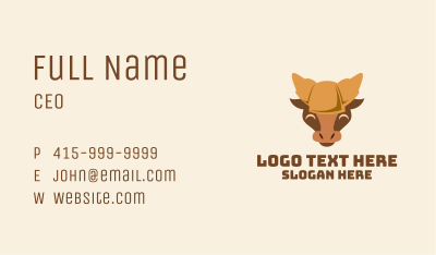 Croissant Bread Ox Business Card