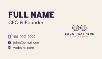 Barrel Glasses Brewery Nerd Business Card Preview