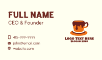 Honey Chocolate Coffee Business Card Image Preview