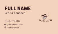 Eyelash Salon Cosmetic Business Card Image Preview