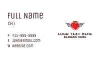 Graffiti Angel Heart Business Card Image Preview