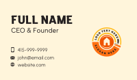 Handyman Paint Roller House Business Card Image Preview