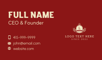 Academy Diamond Leaf Banner Business Card Preview