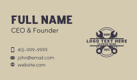 Wrench Hardware Tool Business Card Image Preview