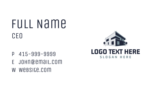 Building Real Estate Property Business Card Design Image Preview