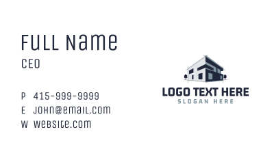 Building Real Estate Property Business Card Image Preview