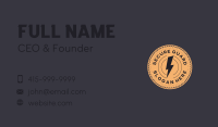 Electrical Thunder Bolt Business Card Image Preview
