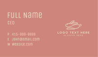 Pink Bunny Monoline Business Card Image Preview