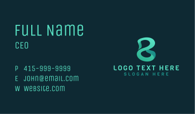 Generic Marketing Letter B Business Card Image Preview