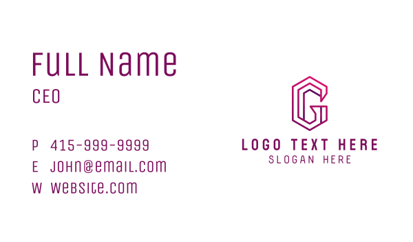 Cyber Tech Programmer Business Card Design Image Preview