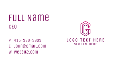 Cyber Tech Programmer Business Card Image Preview