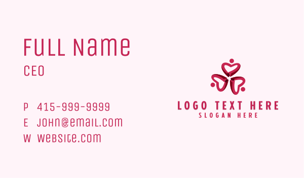 Family Community Support  Business Card Design Image Preview