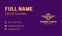 Royal Crown Eagle Business Card Image Preview