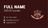 Chainsaw Lumberjack Sawmill Business Card Image Preview