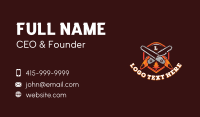 Chainsaw Lumberjack Sawmill Business Card Image Preview