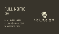 Fedora Hat Skull Business Card Image Preview