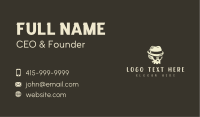 Fedora Hat Skull Business Card Image Preview