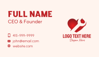 Red Heart Repair Business Card Image Preview