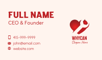 Red Heart Repair Business Card Image Preview