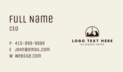 Carpentry Wood Planer Business Card Image Preview