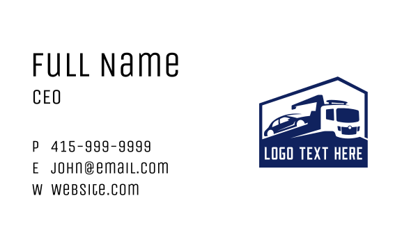 Car Hauler Truck Mover Business Card Design Image Preview