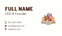 Pig Barbecue Grill Business Card Preview
