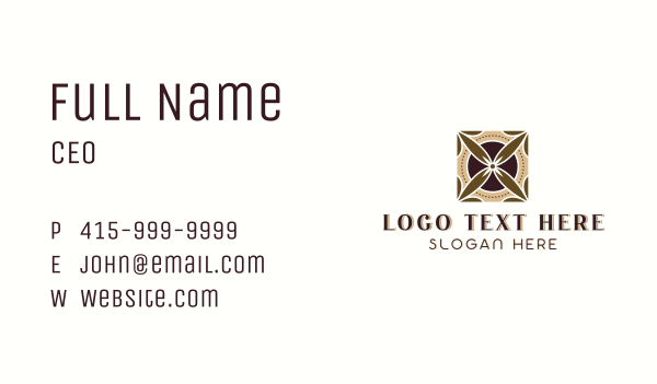 Flooring Pattern Paving Business Card Design Image Preview