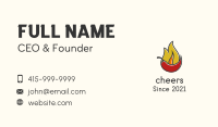 Fire Chilli Pepper  Business Card Image Preview