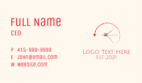 Time Arrow Compass Business Card Image Preview