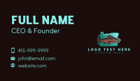 Oregon Fish Salmon Business Card Design