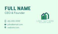 3D Green House Real Estate Business Card Image Preview