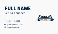 Excavator Heavy Equipment Business Card Preview