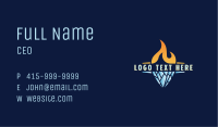 Fire Ice Cooling Business Card Image Preview