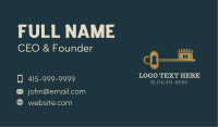 Tower Silhouette Key Business Card Image Preview