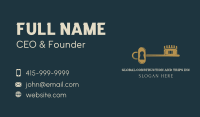 Tower Silhouette Key Business Card Image Preview