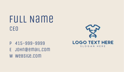 DNA Helix T-shirt Printing Business Card Image Preview