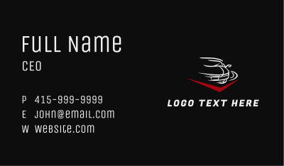Speed Car Racing Business Card Image Preview