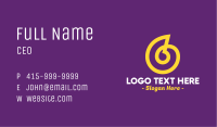 Music Streaming Application Business Card Image Preview
