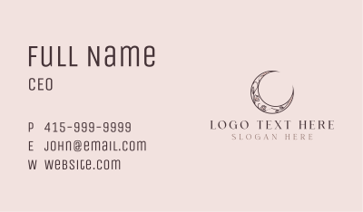 Floral Moon Boutique Business Card Image Preview